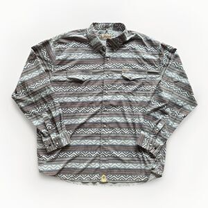 Rafter C Pearl Snap Shirt Mens ProFlex 45 Performance Western Rodeo Size XXL